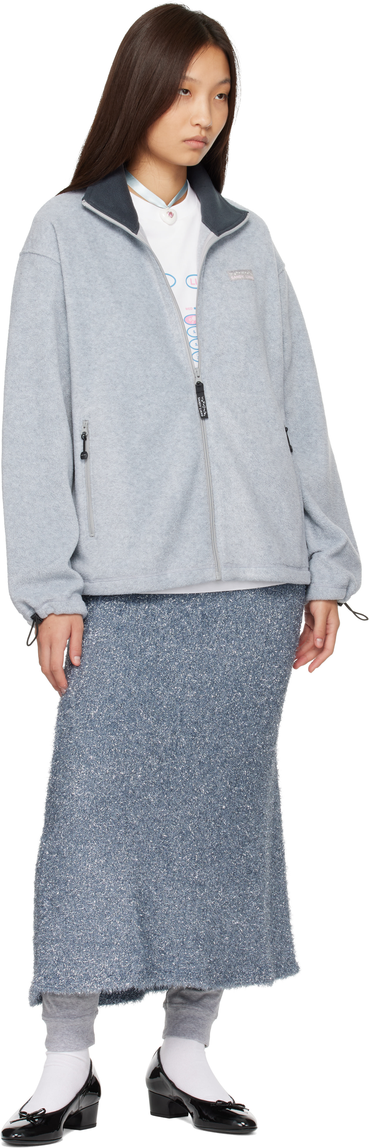 Sandy Liang - Gray Dawson Jacket