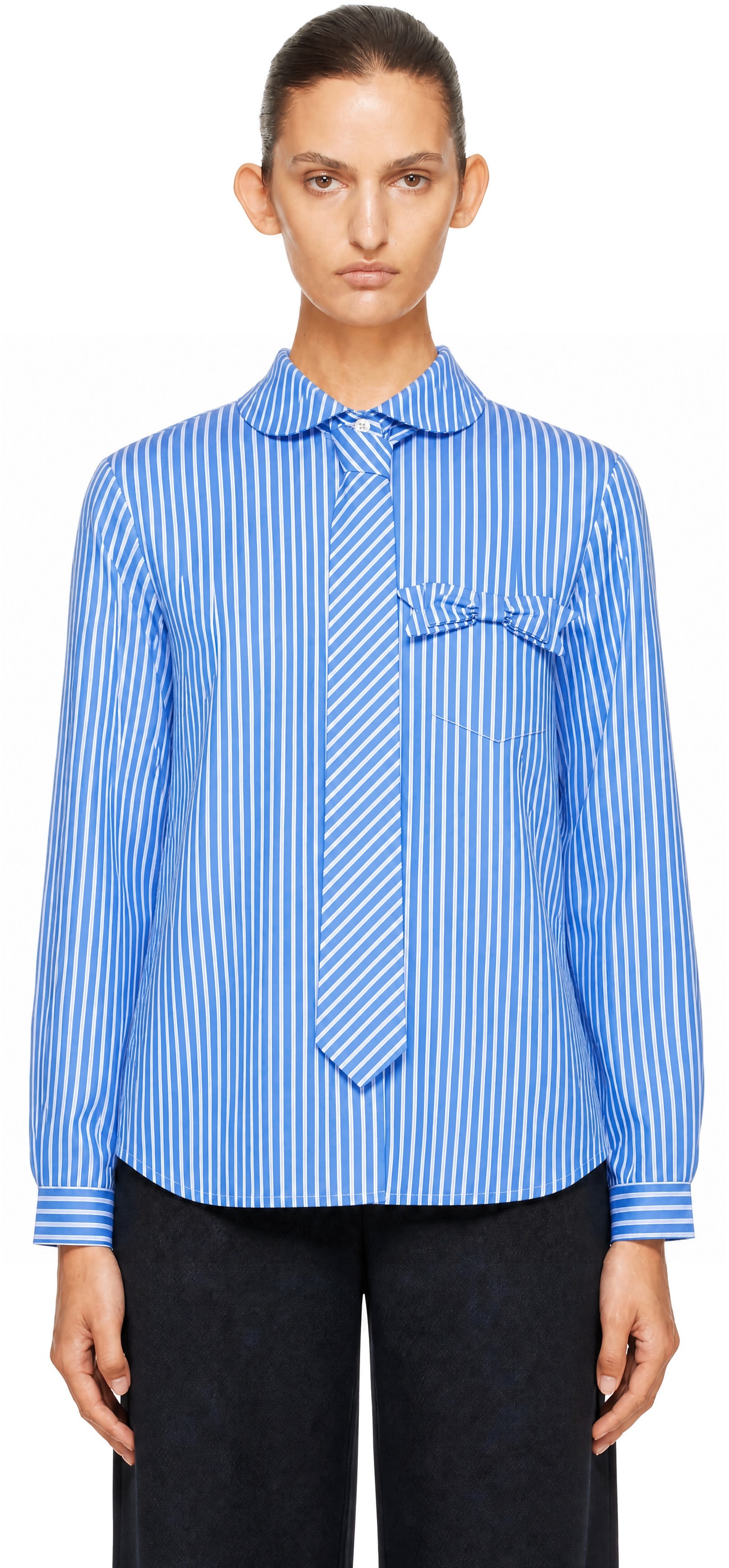 Sandy Liang - Chemise Gemma bleue