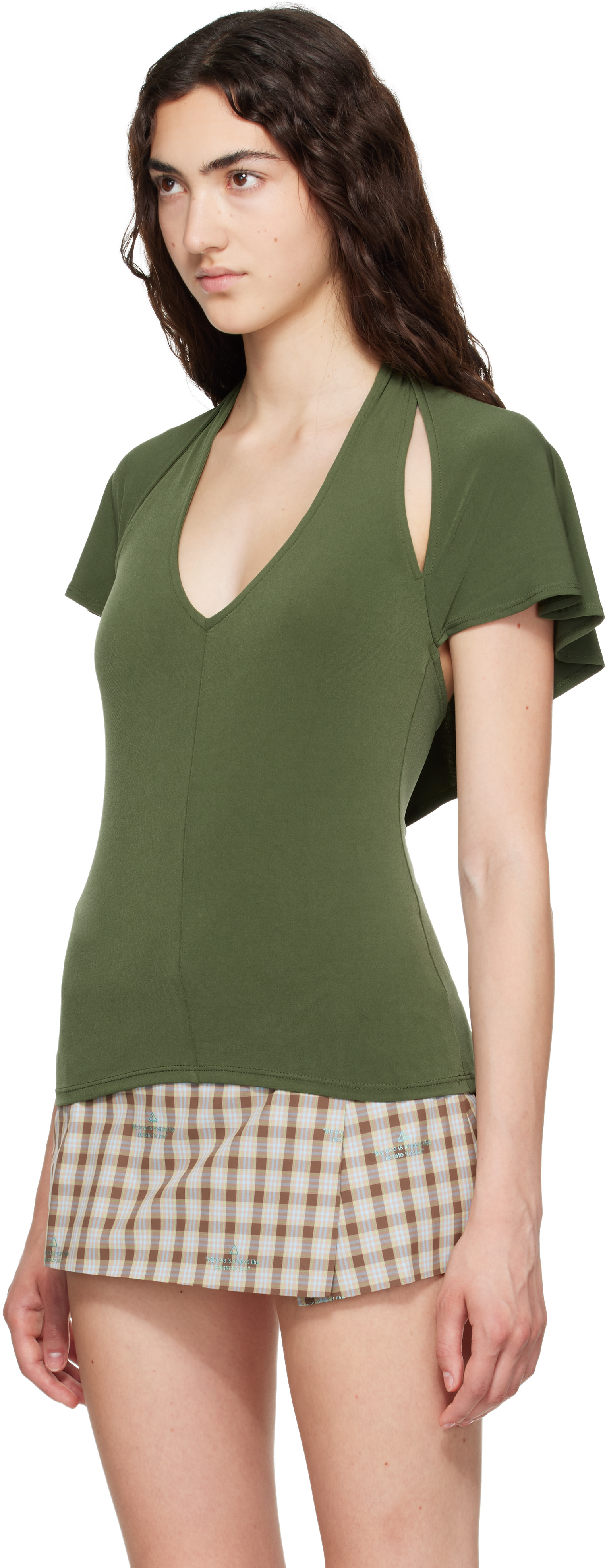 Sandy Liang - Khaki Bellini Top