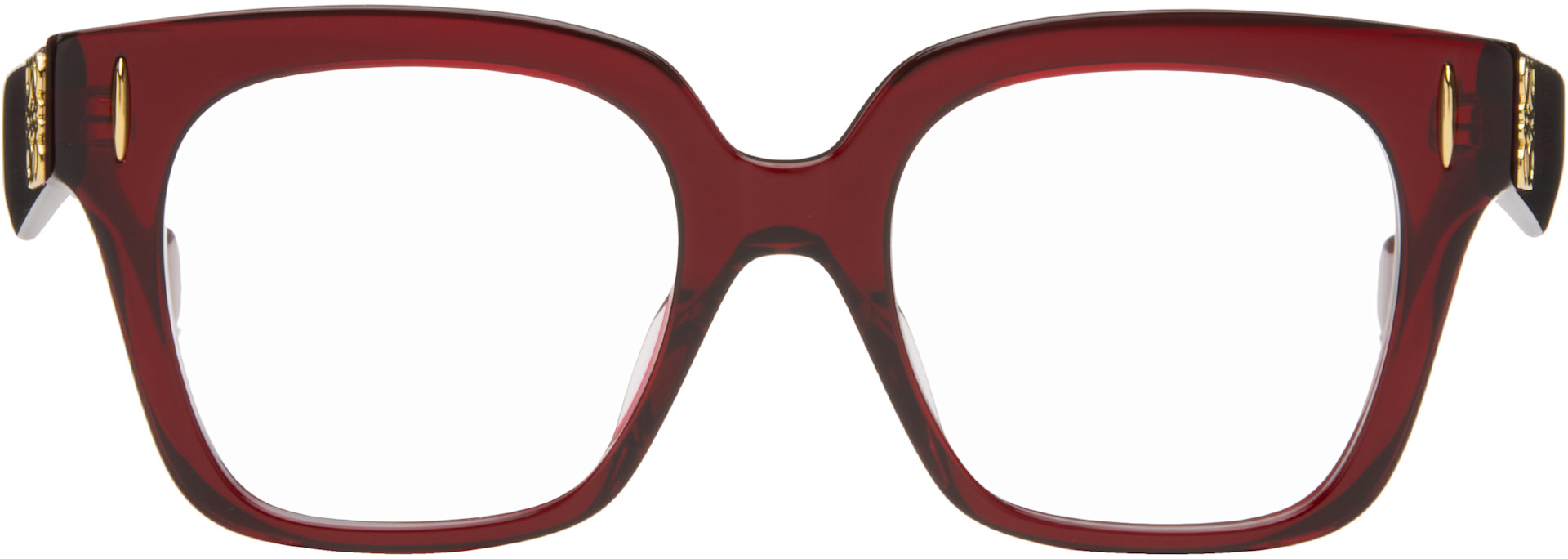 LOEWE - Lunettes rouges à anagrammes