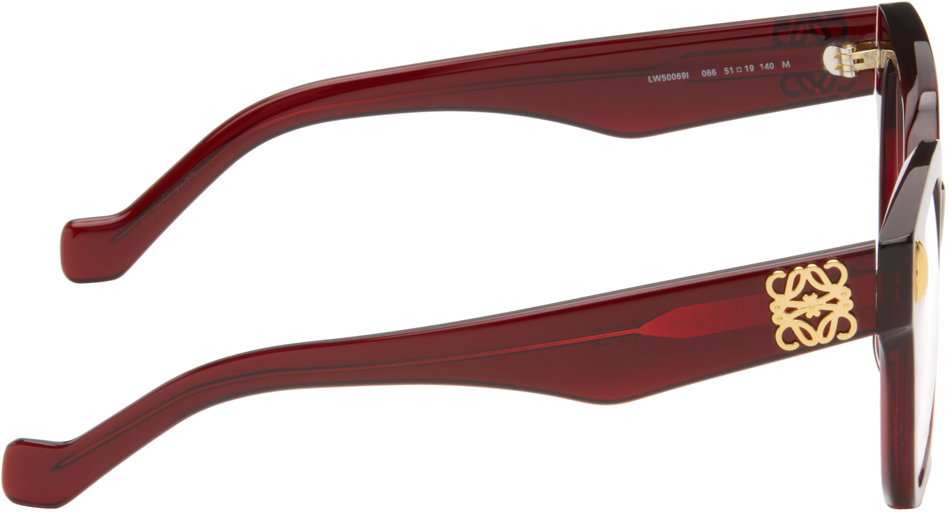 LOEWE - Lunettes rouges à anagrammes