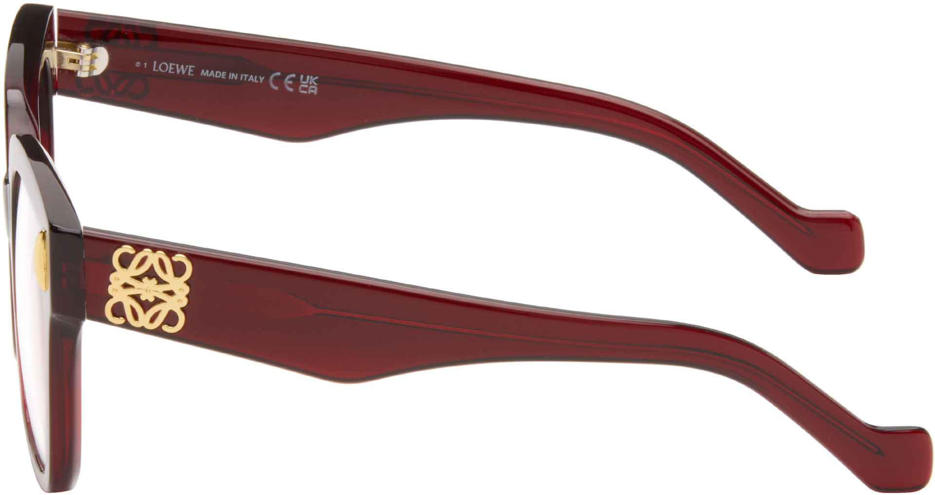 LOEWE - Lunettes rouges à anagrammes