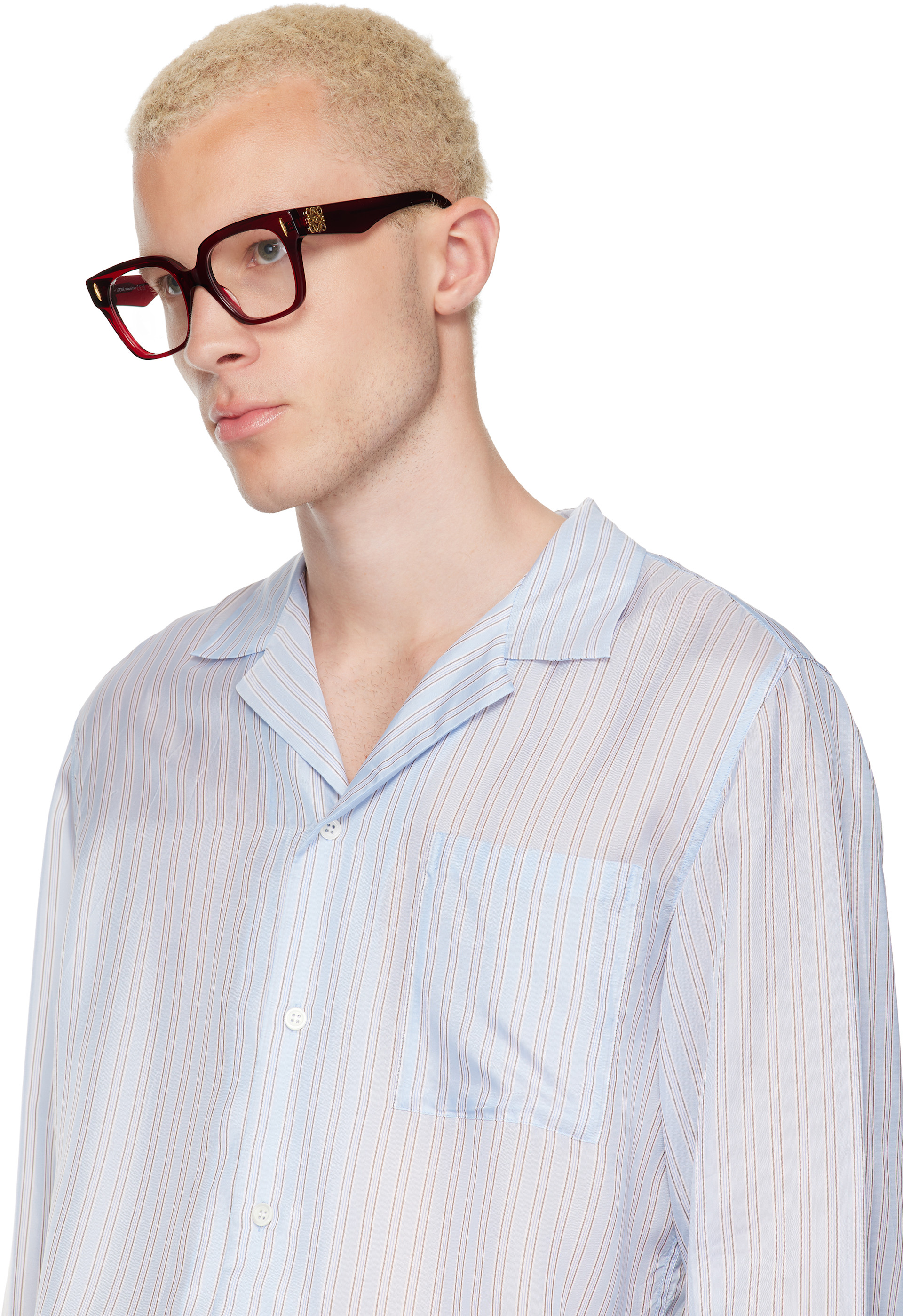LOEWE - Lunettes rouges à anagrammes