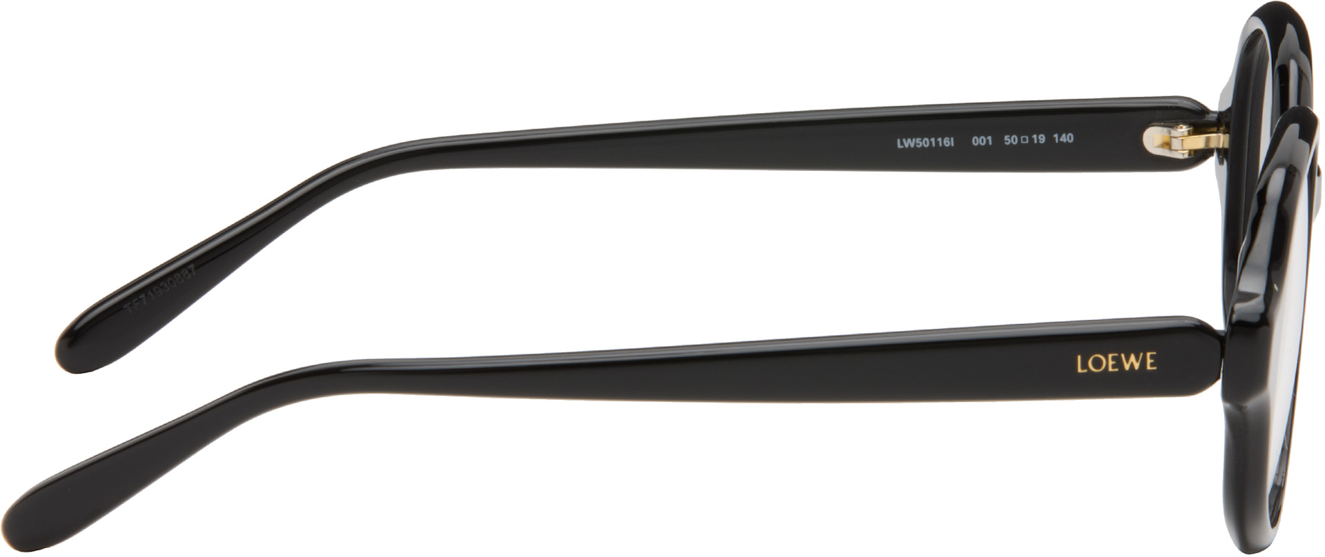 LOEWE - Black Slim Glasses