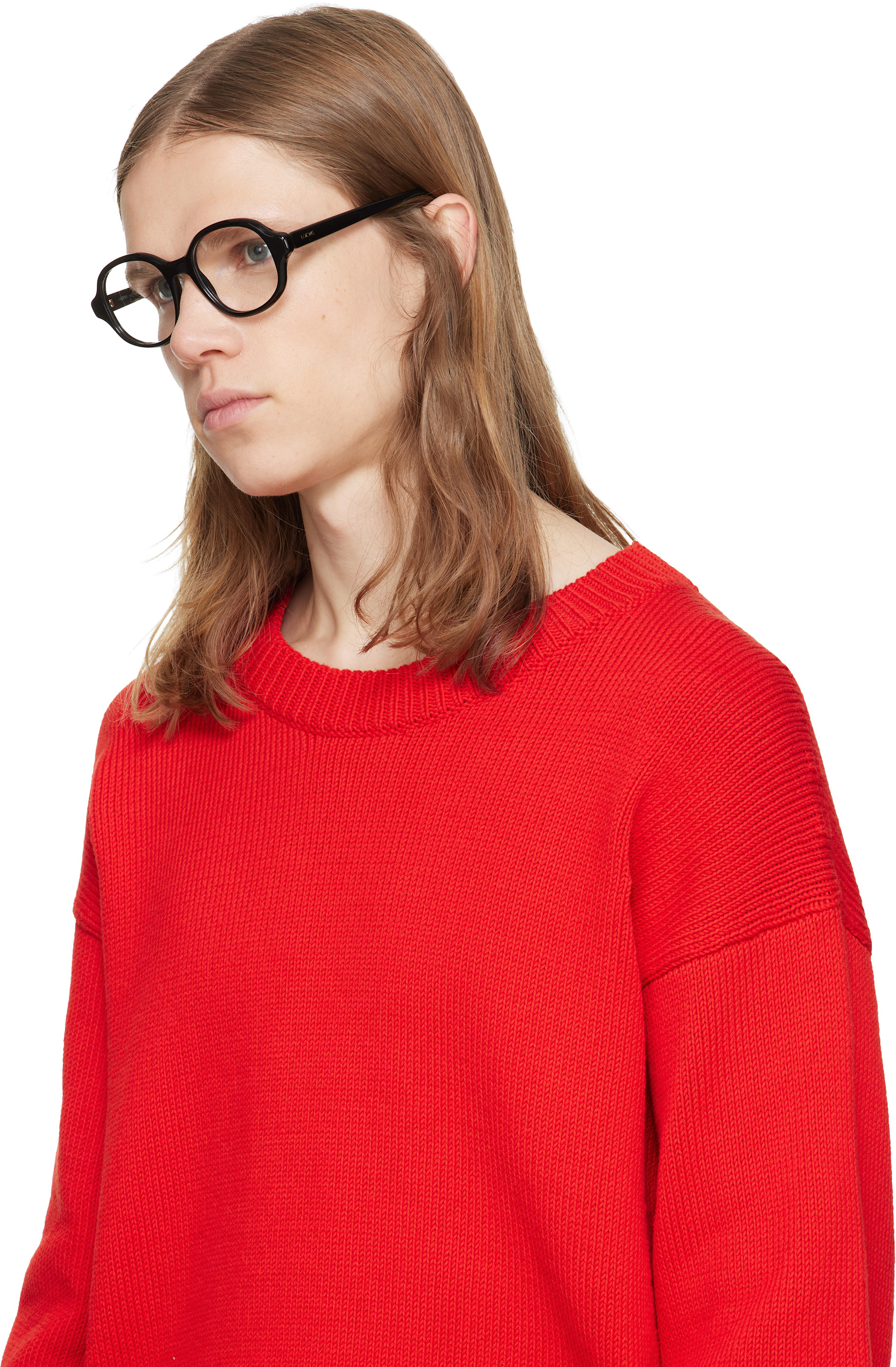 LOEWE - Black Slim Glasses