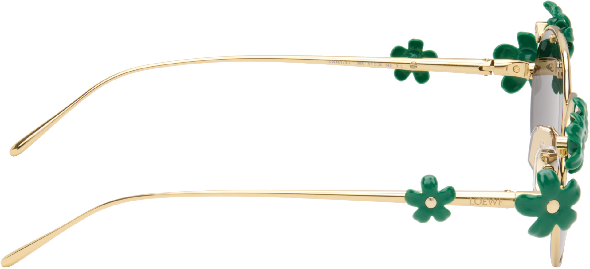 LOEWE - Gold Daisy Field Sunglasses
