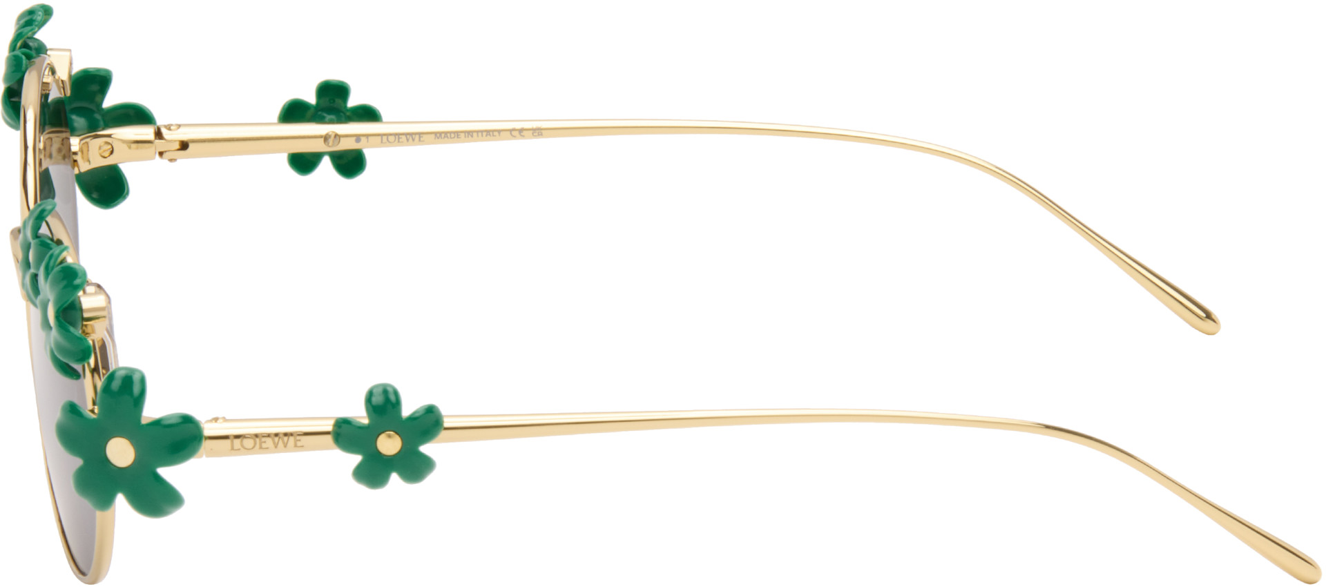 LOEWE - Gold Daisy Field Sunglasses