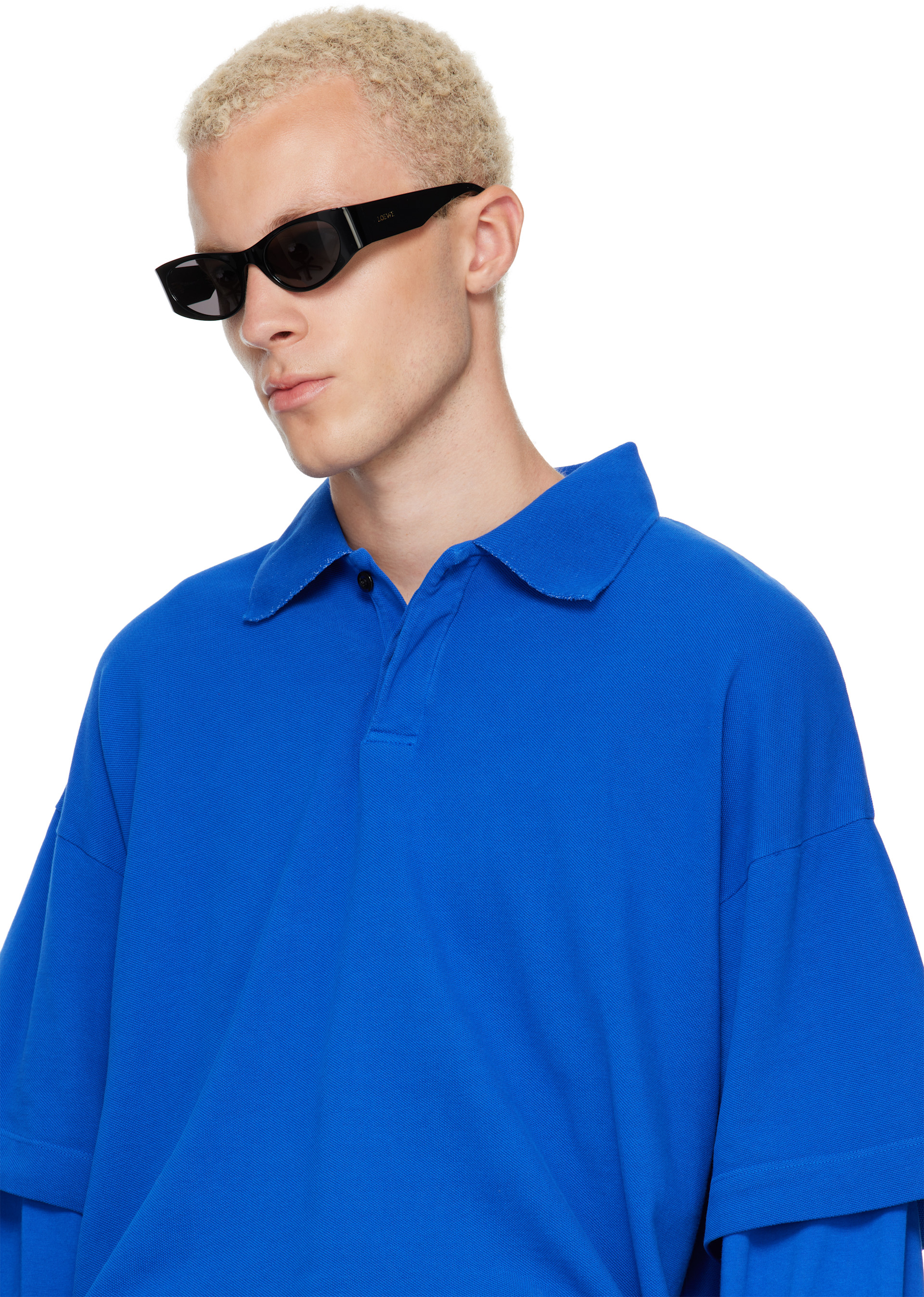LOEWE - Black Flash Small Cateye Sunglasses