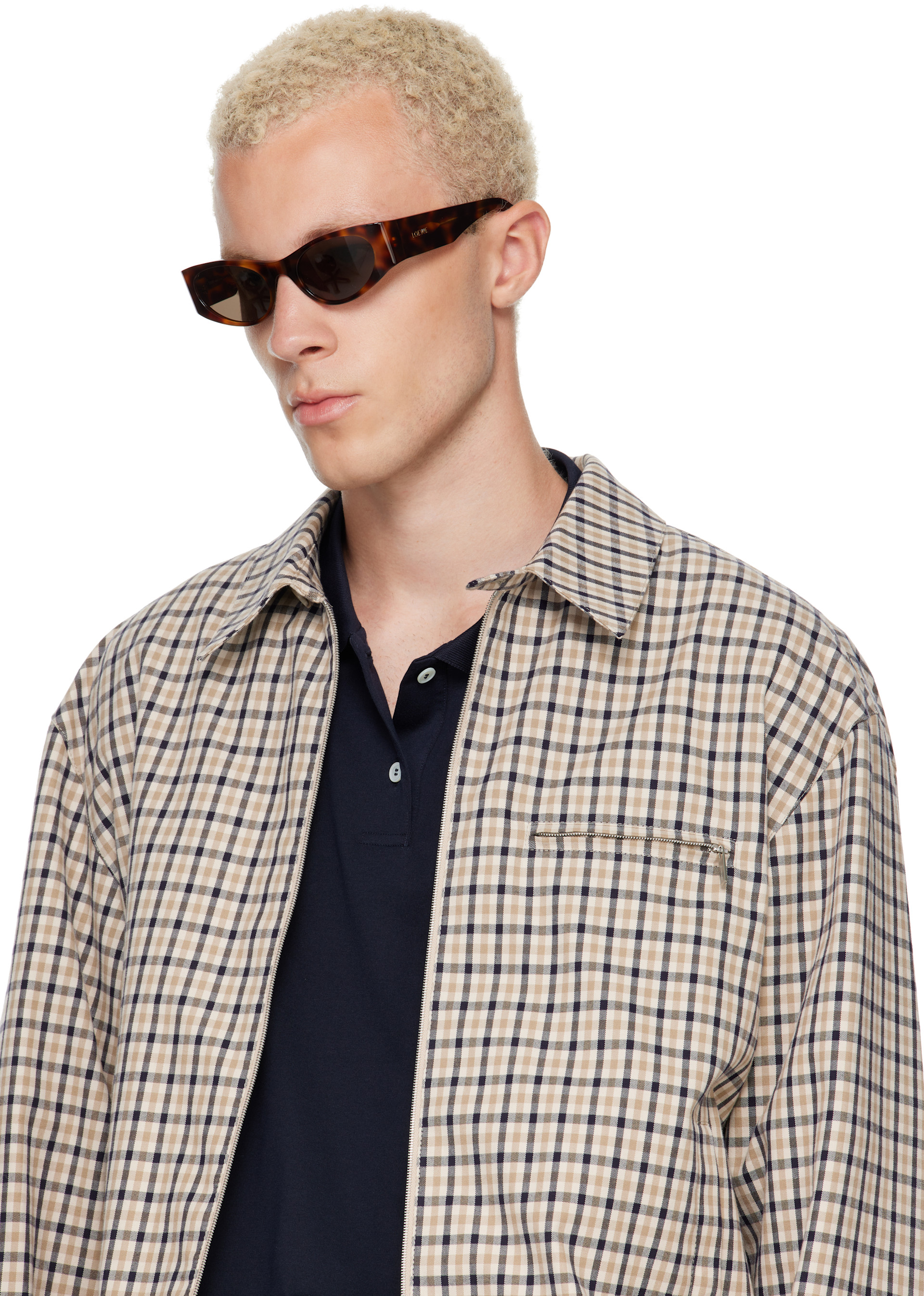 LOEWE - Brown Flash Small Cateye Sunglasses