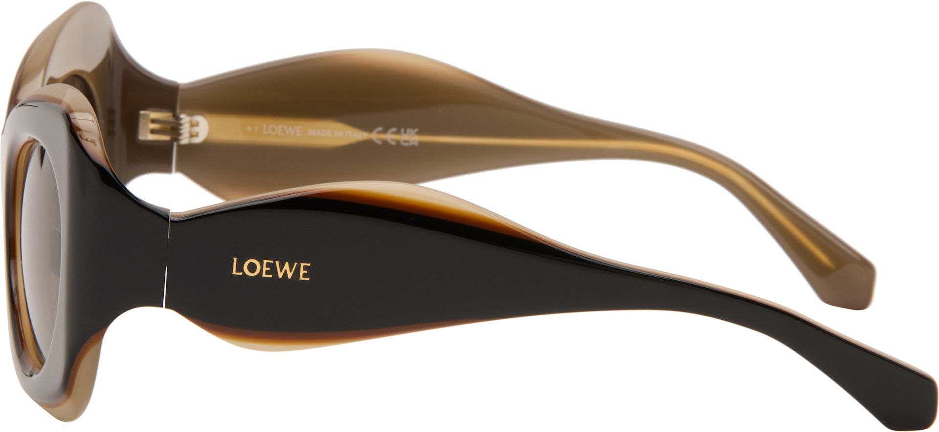 LOEWE - 블랙 시에라 버터플라이 선글라스