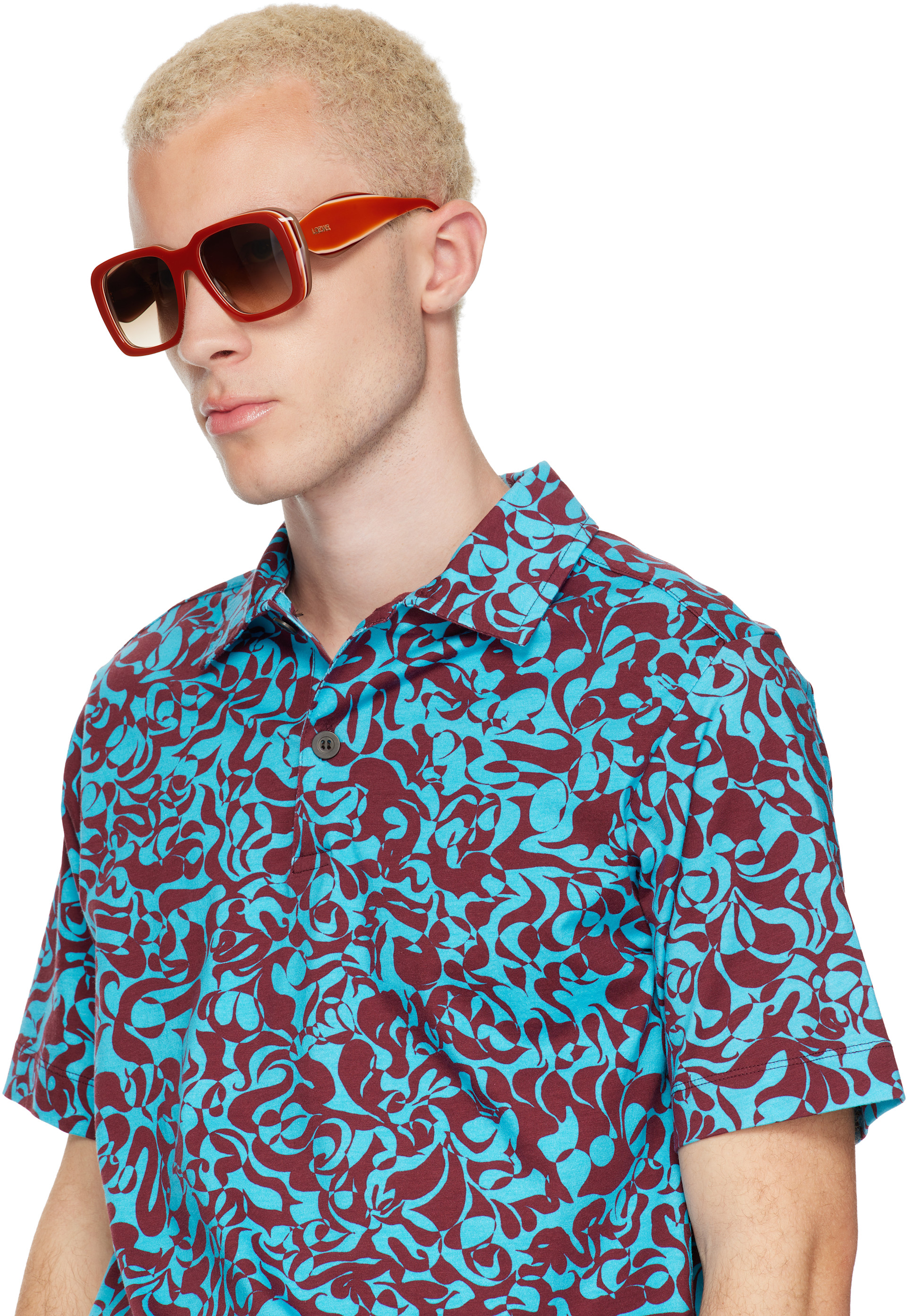 LOEWE - Lunettes de soleil orange