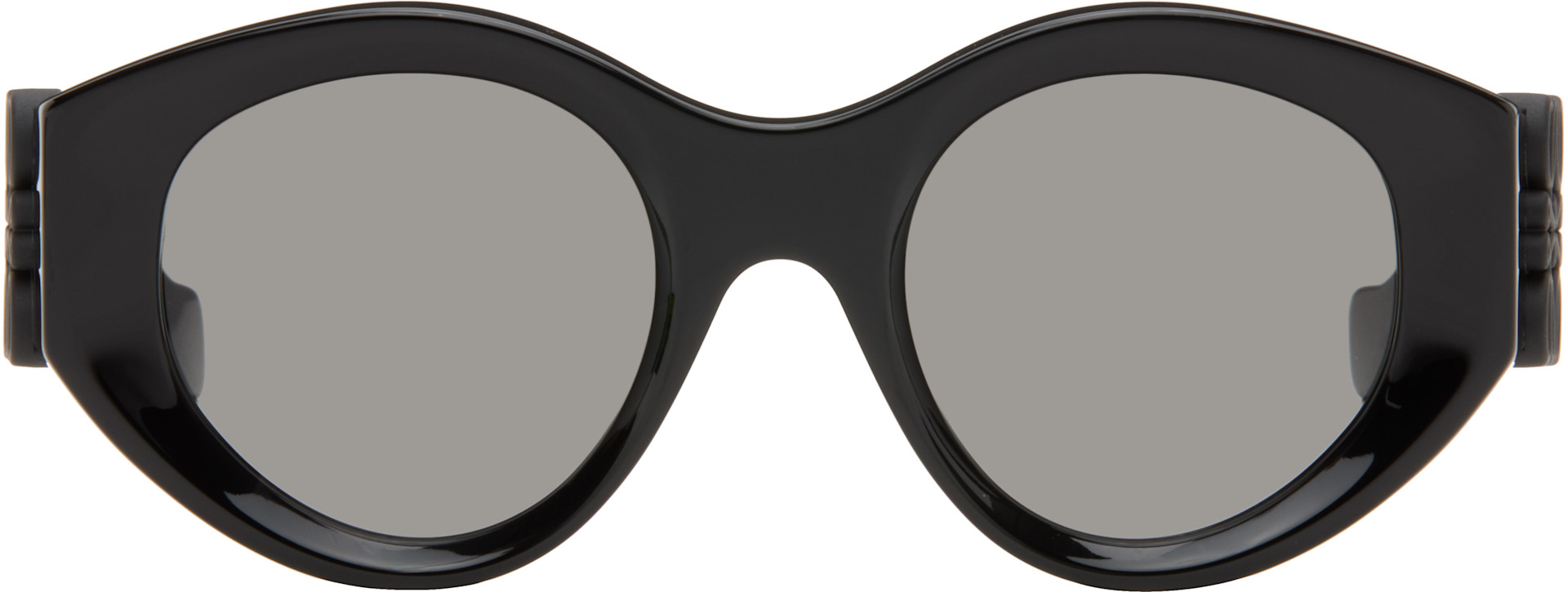 LOEWE - Black Maxi Anagram Butterfly Sunglasses