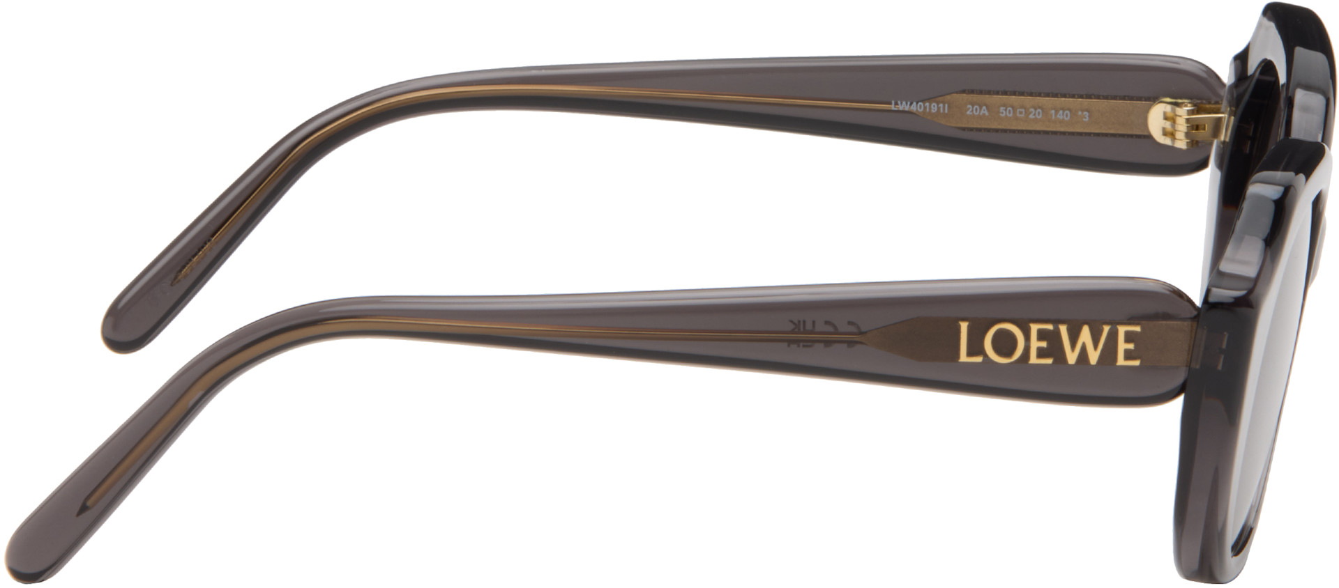 LOEWE - Gray Slim Sunglasses