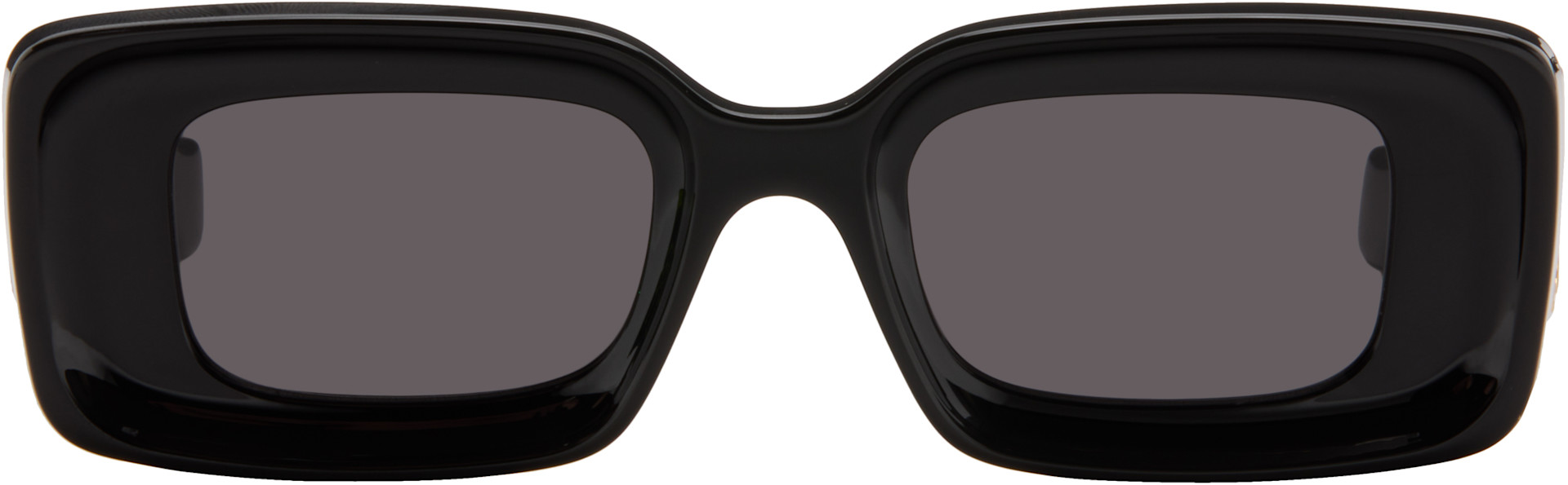 LOEWE - Black Rectangular Sunglasses