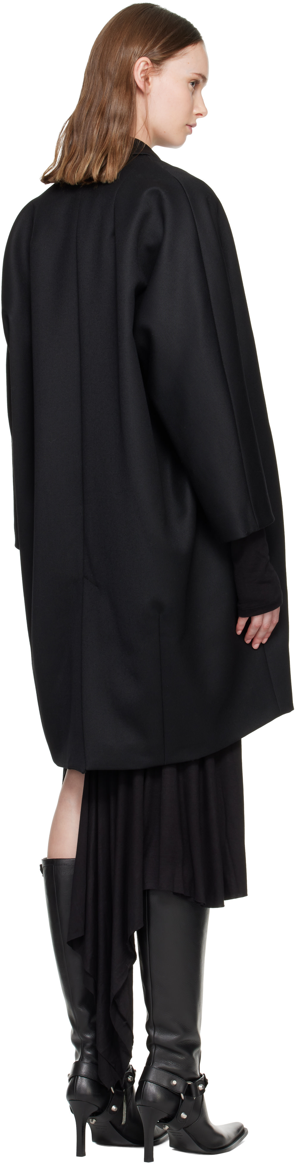 AARON ESH - Black Cocoon Coat