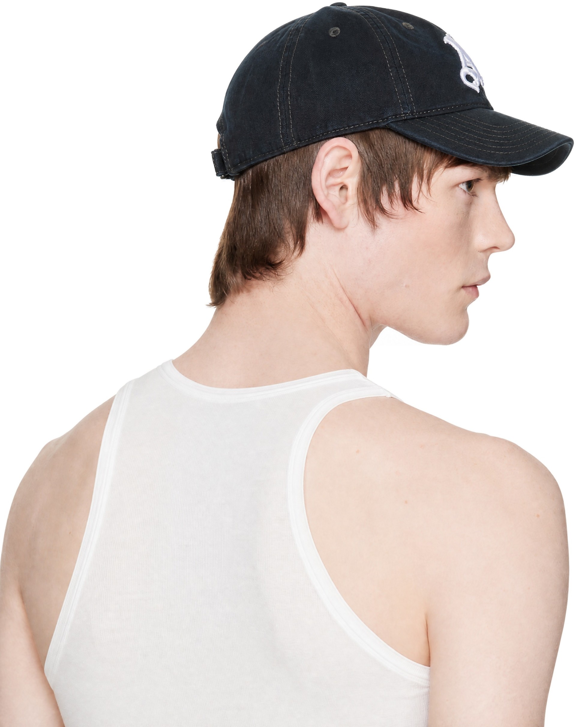 AARON ESH - Black 'AE' Cap