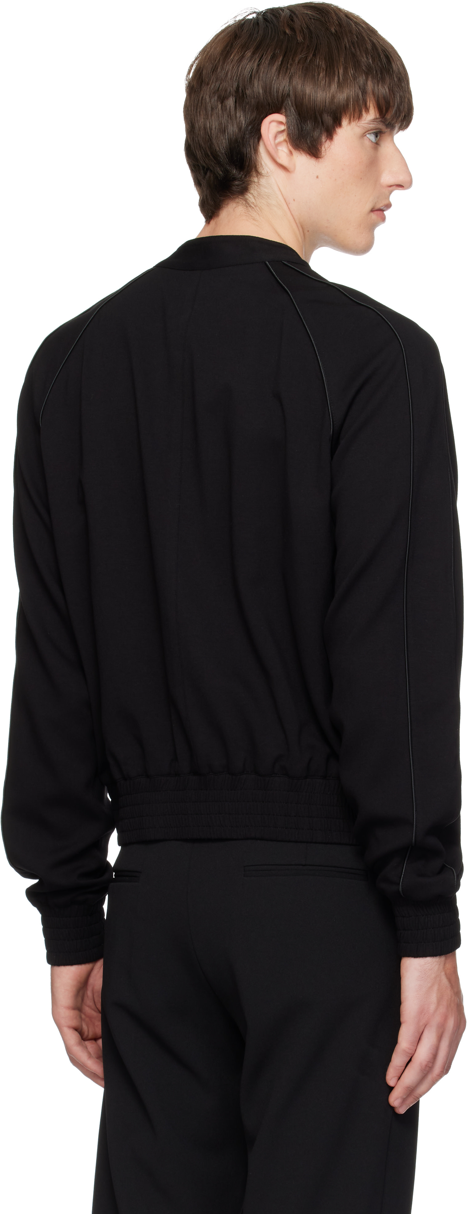 AARON ESH - Black Varsity Jacket