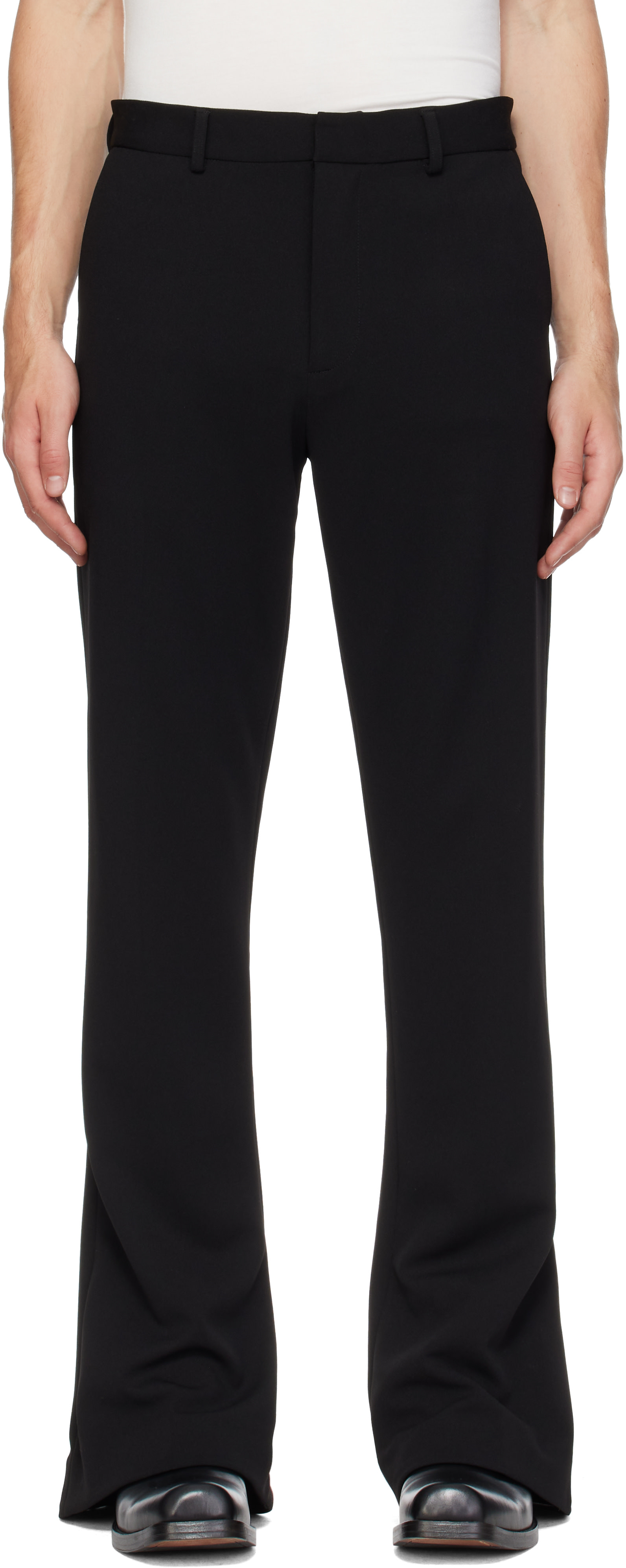 AARON ESH - Black Puddle Trousers