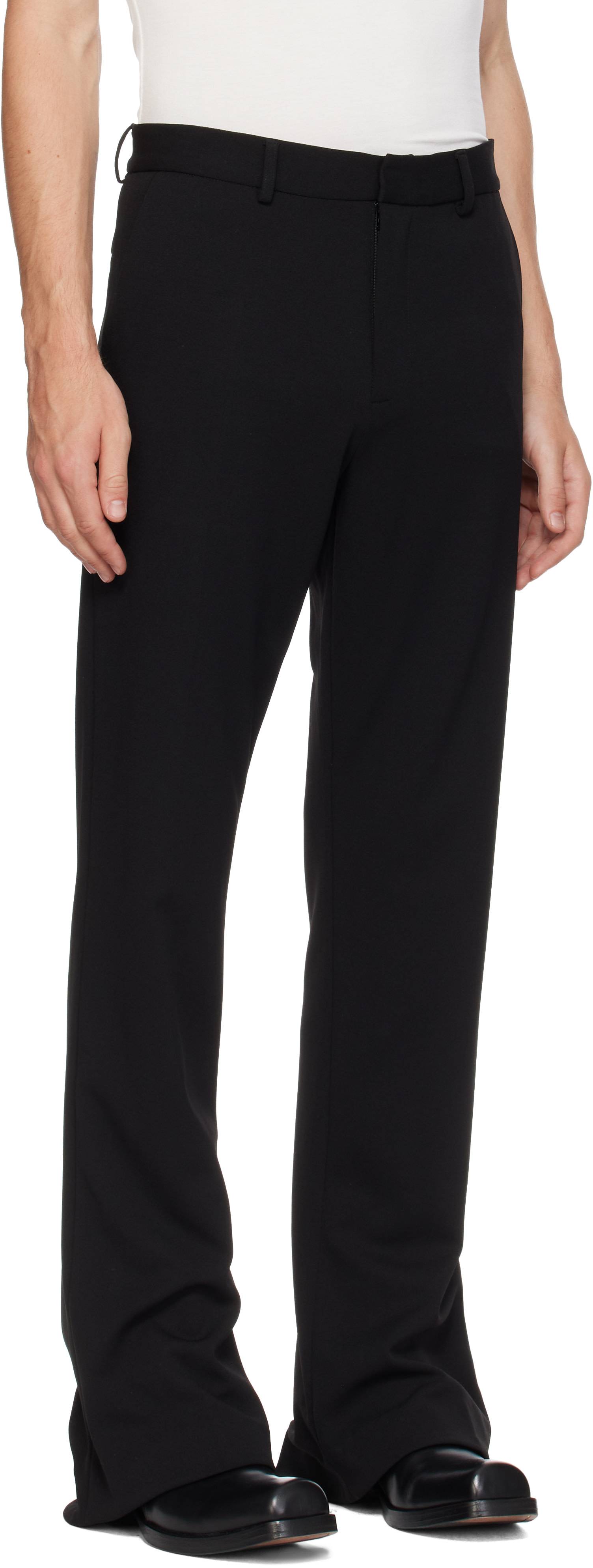 AARON ESH - Black Puddle Trousers