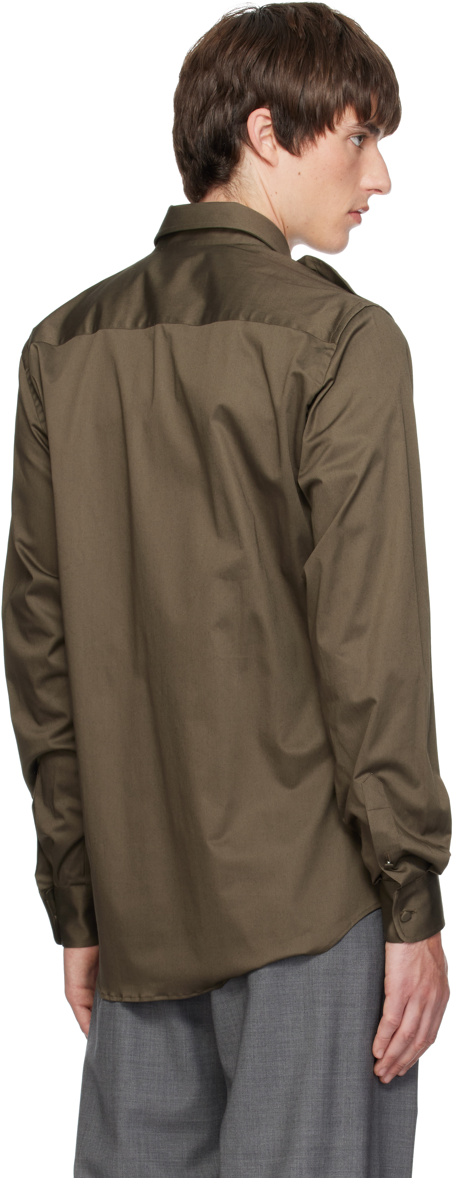 AARON ESH - Khaki Military Shirt