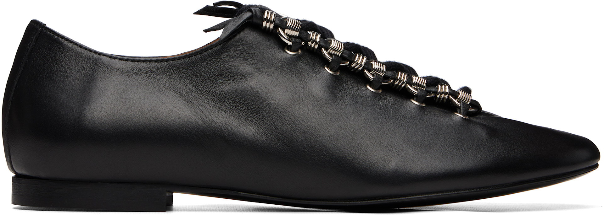 Toga Virilis - Black Leather Derbys
