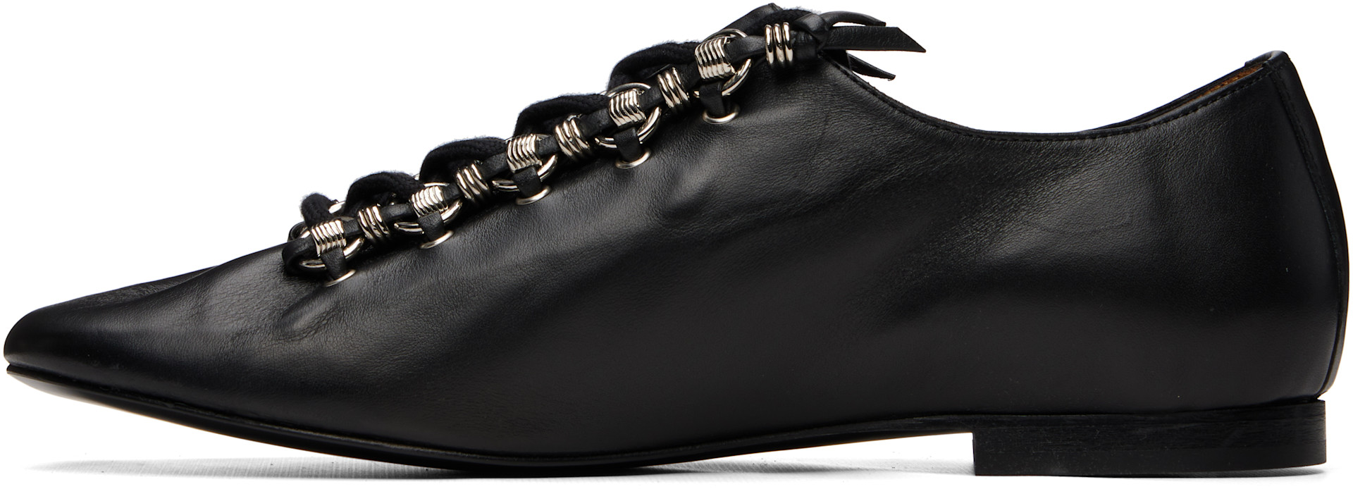 Toga Virilis - Black Leather Derbys