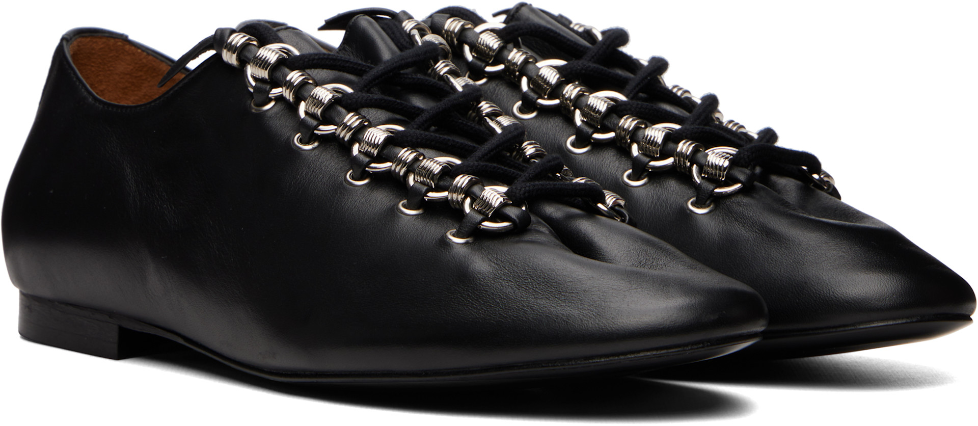 Toga Virilis - Black Leather Derbys