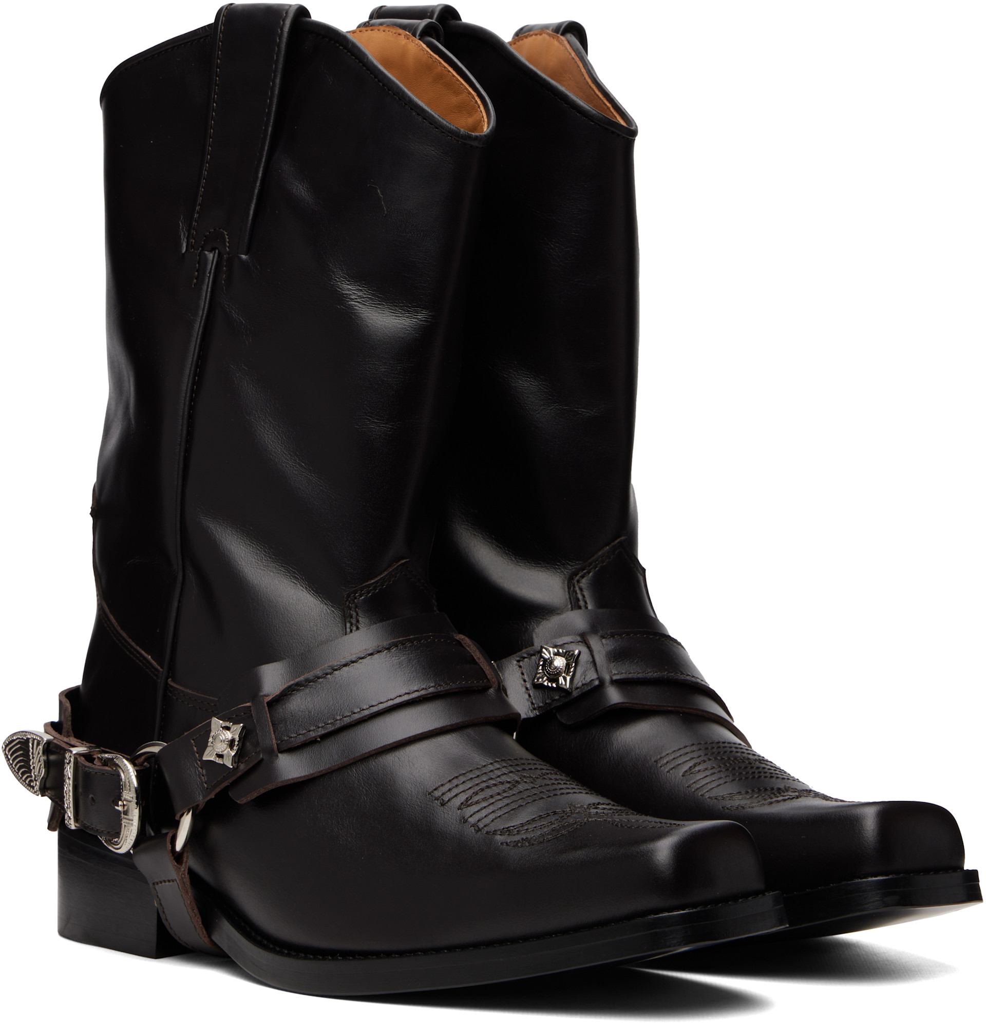 Toga Virilis: SSENSE Exclusive Brown AJ1178 Boots | SSENSE