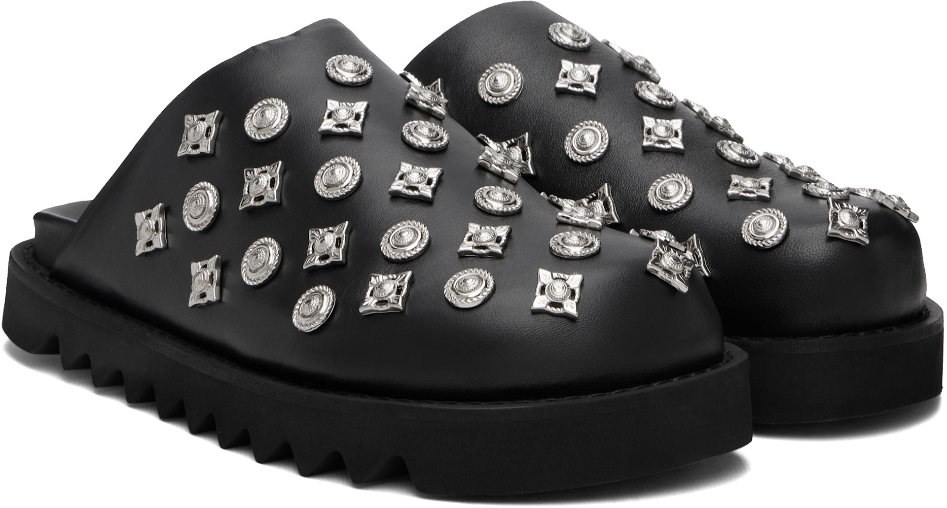 Toga Virilis: Black AJ1156 Loafers | SSENSE Japan