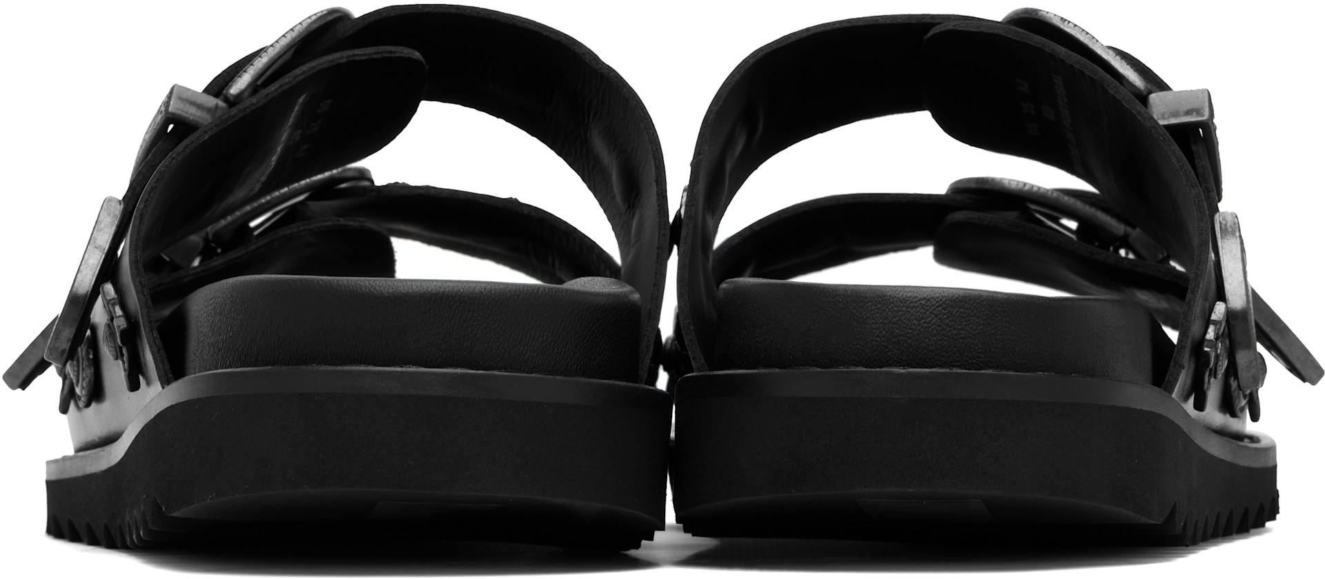 Toga Virilis: SSENSE限定 ブラック AJ830 サンダル | SSENSE 日本