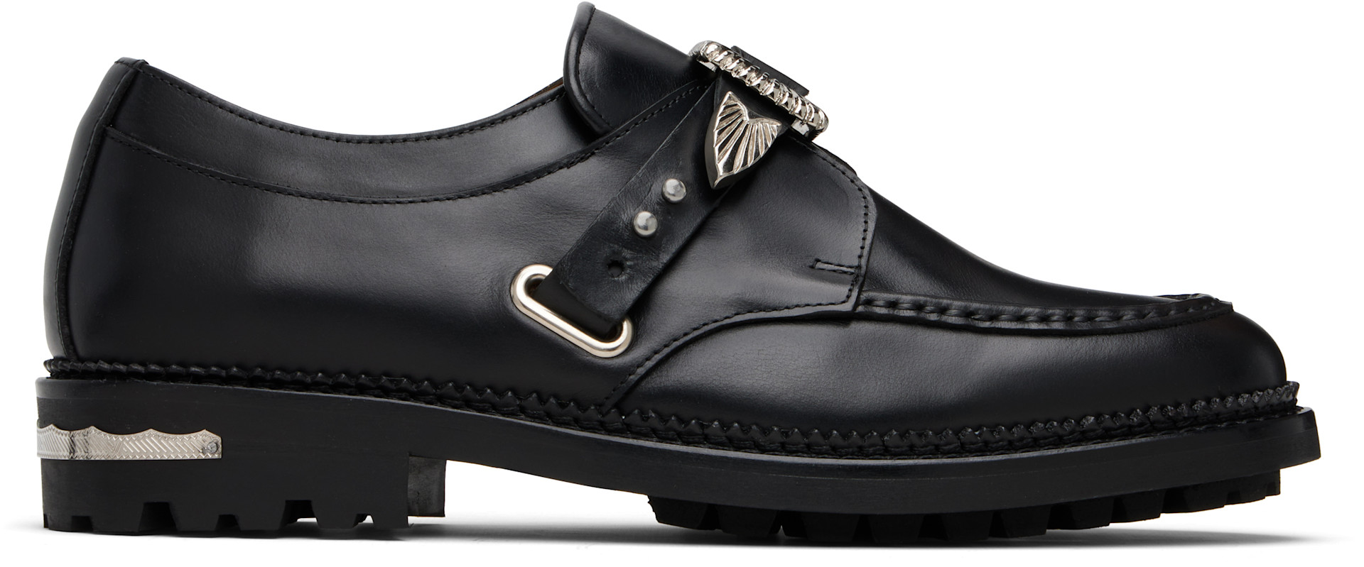 Toga Virilis: SSENSE Exclusive Black AJ1174 Loafers | SSENSE