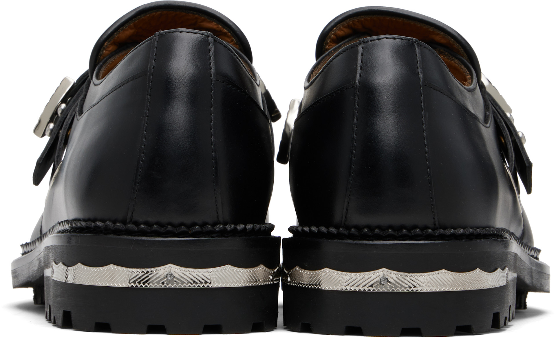 Toga Virilis: SSENSE限定 ブラック AJ1174 ローファー | SSENSE 日本