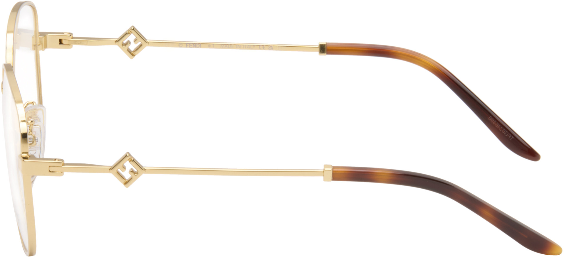 Fendi - Gold FF Diamonds Glasses