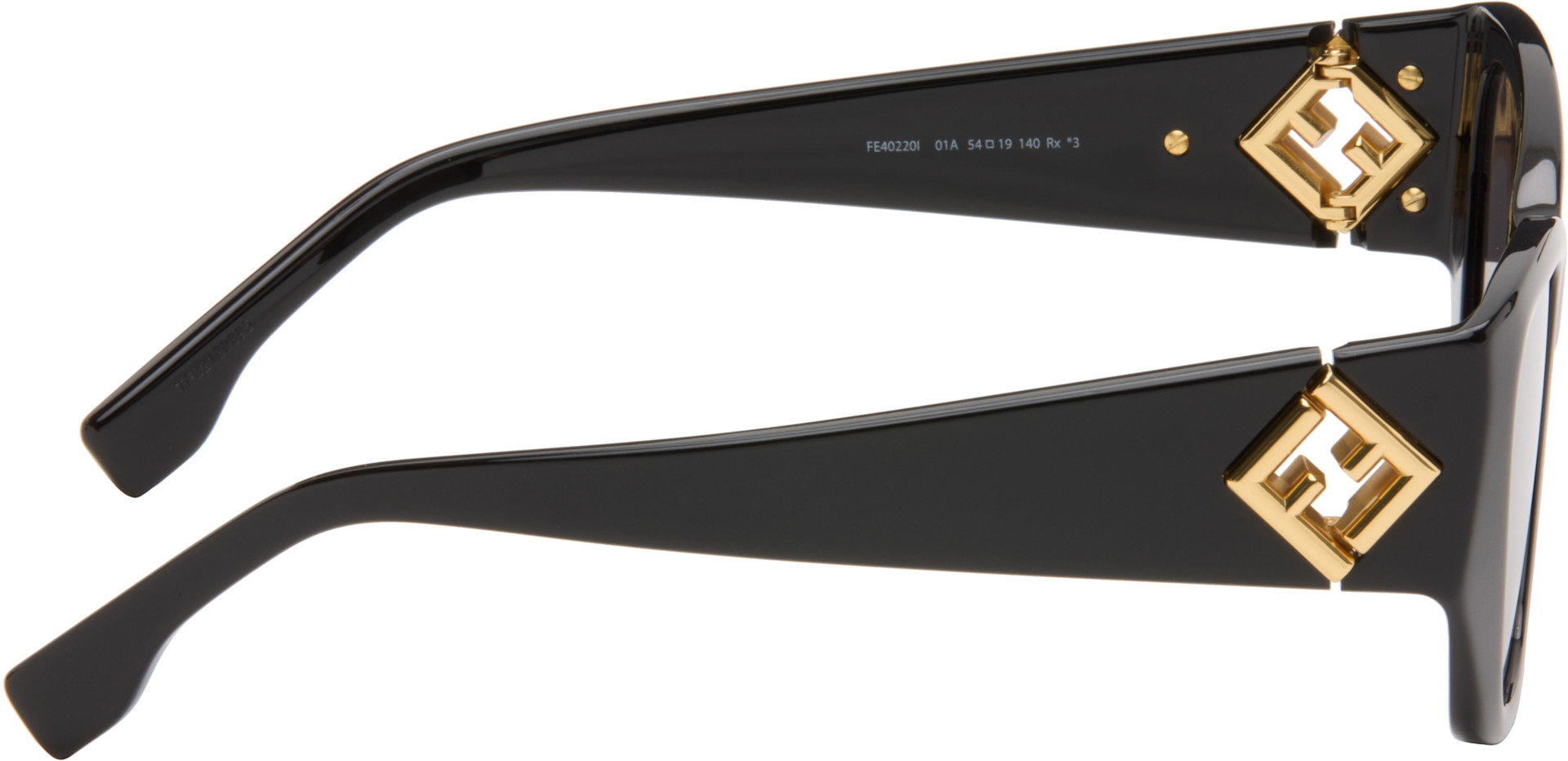 Fendi - Black FF Diamonds Sunglasses