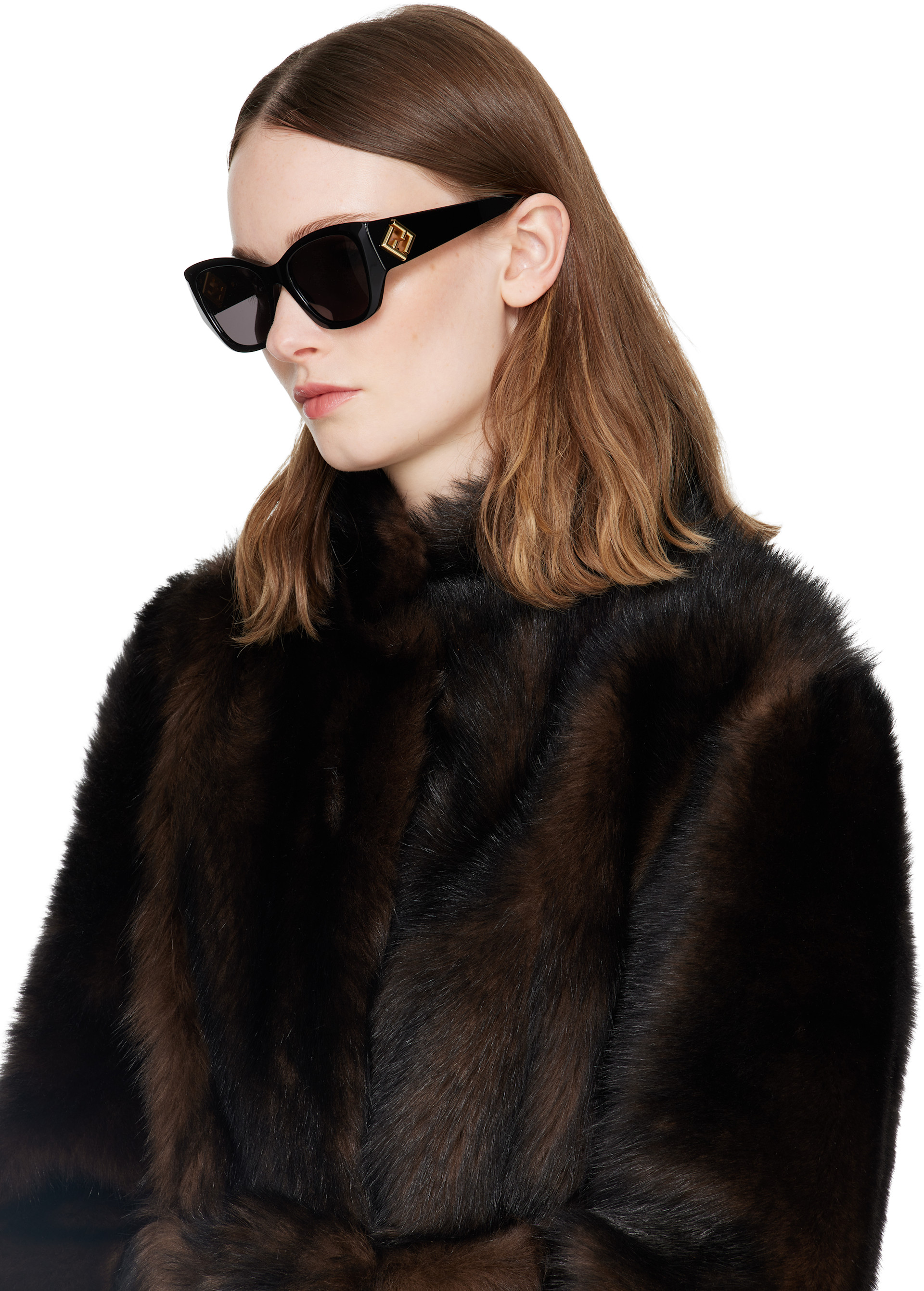 Fendi - Black FF Diamonds Sunglasses