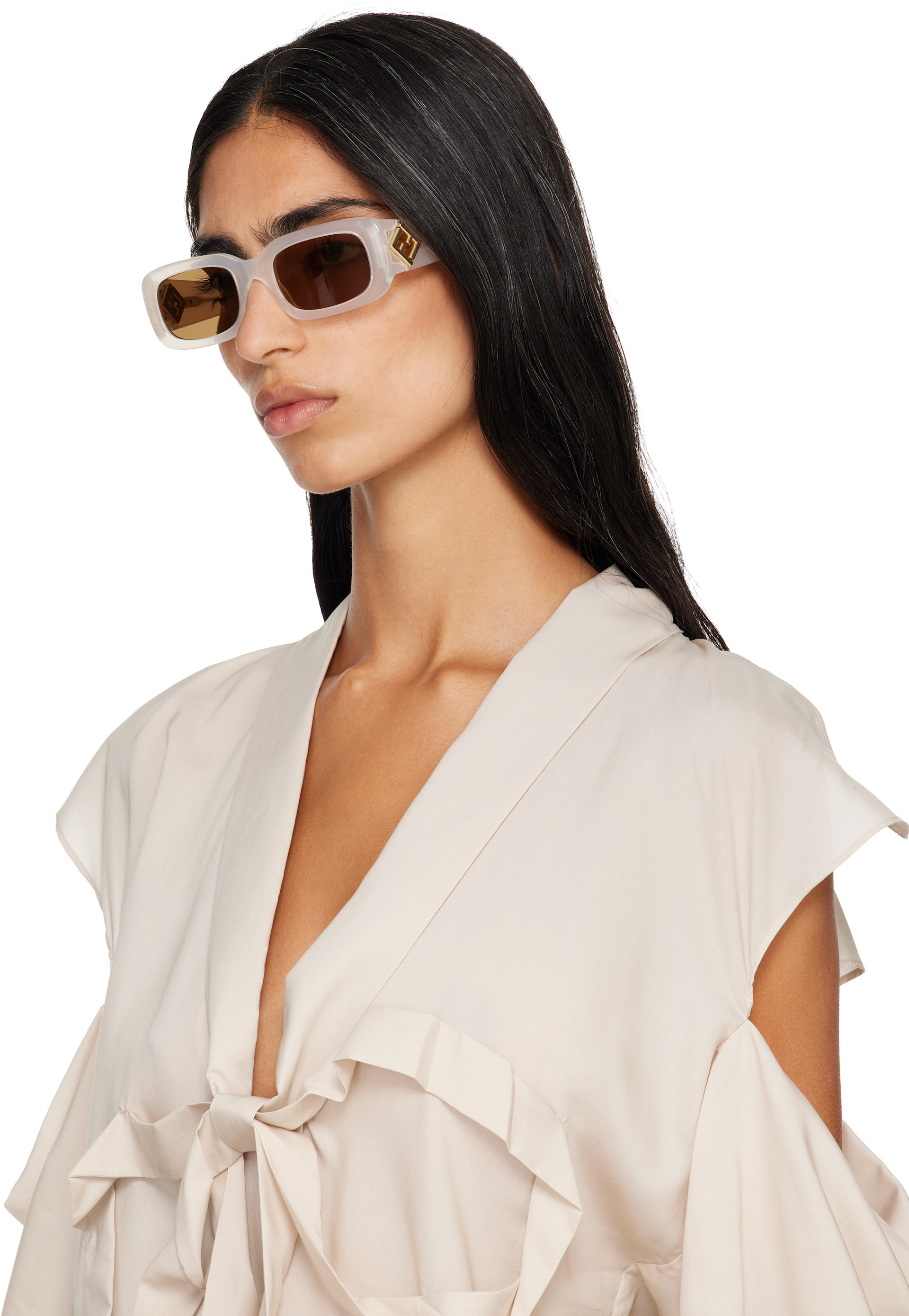 Fendi - Off-White FF Diamonds Sunglasses