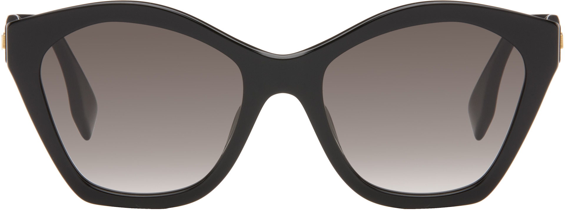 Fendi: Black Lettering Sunglasses | SSENSE