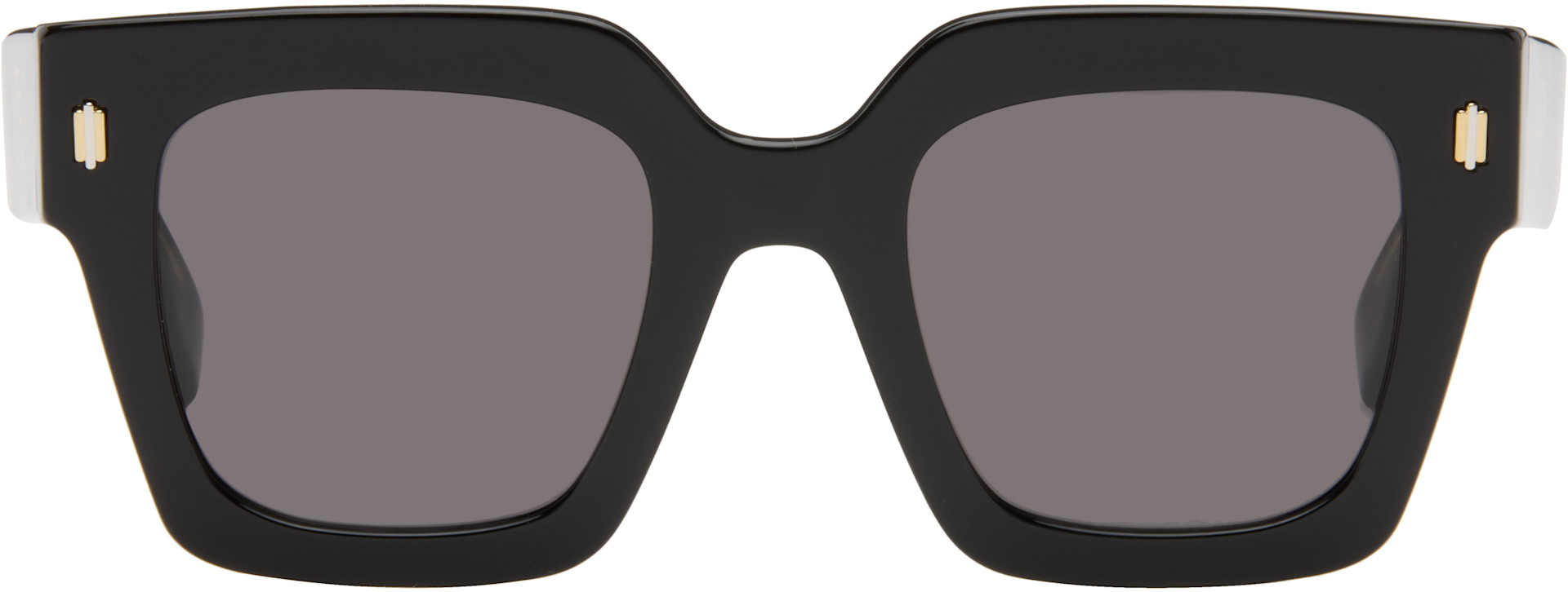Fendi ブラック サングラス Fendi: Black 'Fendi Roma' Sunglasses | SSENSE