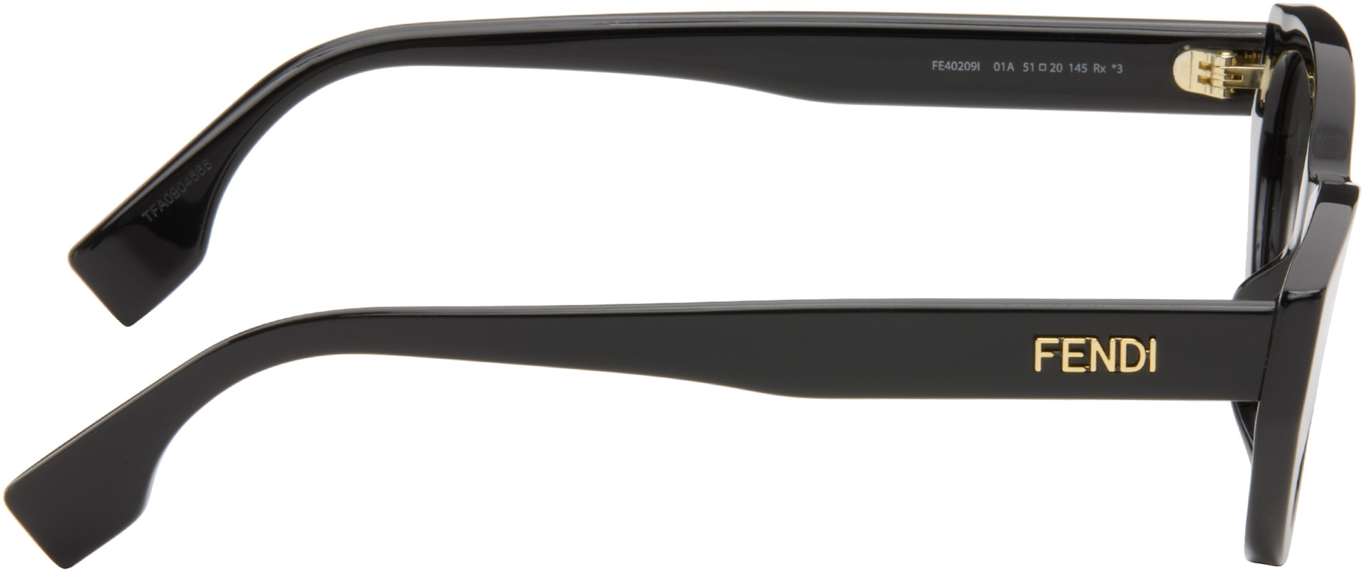 Fendi - Black Lettering Sunglasses