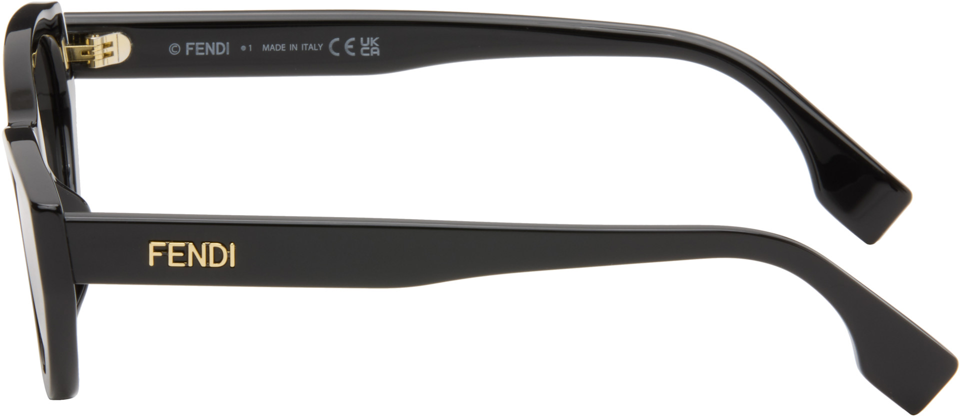 Fendi - Black Lettering Sunglasses