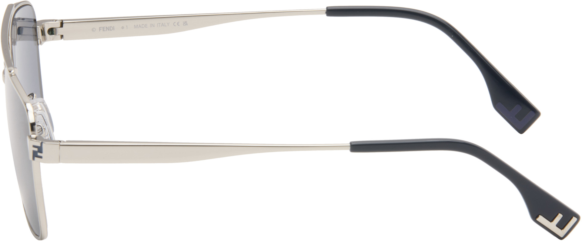 Fendi: Silver 'Fendi Sky' Sunglasses | SSENSE