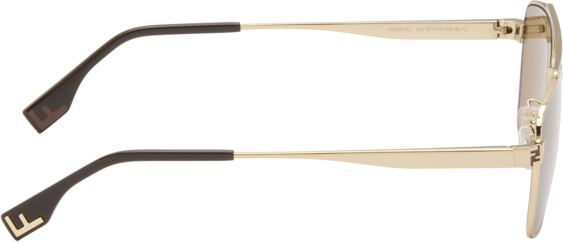 Fendi - Gold 'Fendi Sky' Sunglasses