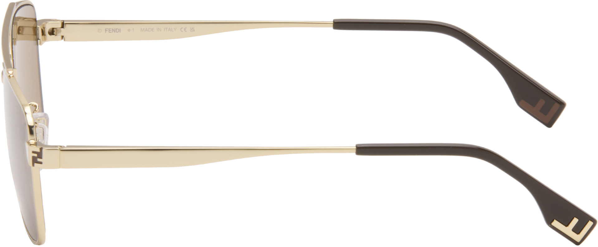 Fendi - Gold 'Fendi Sky' Sunglasses