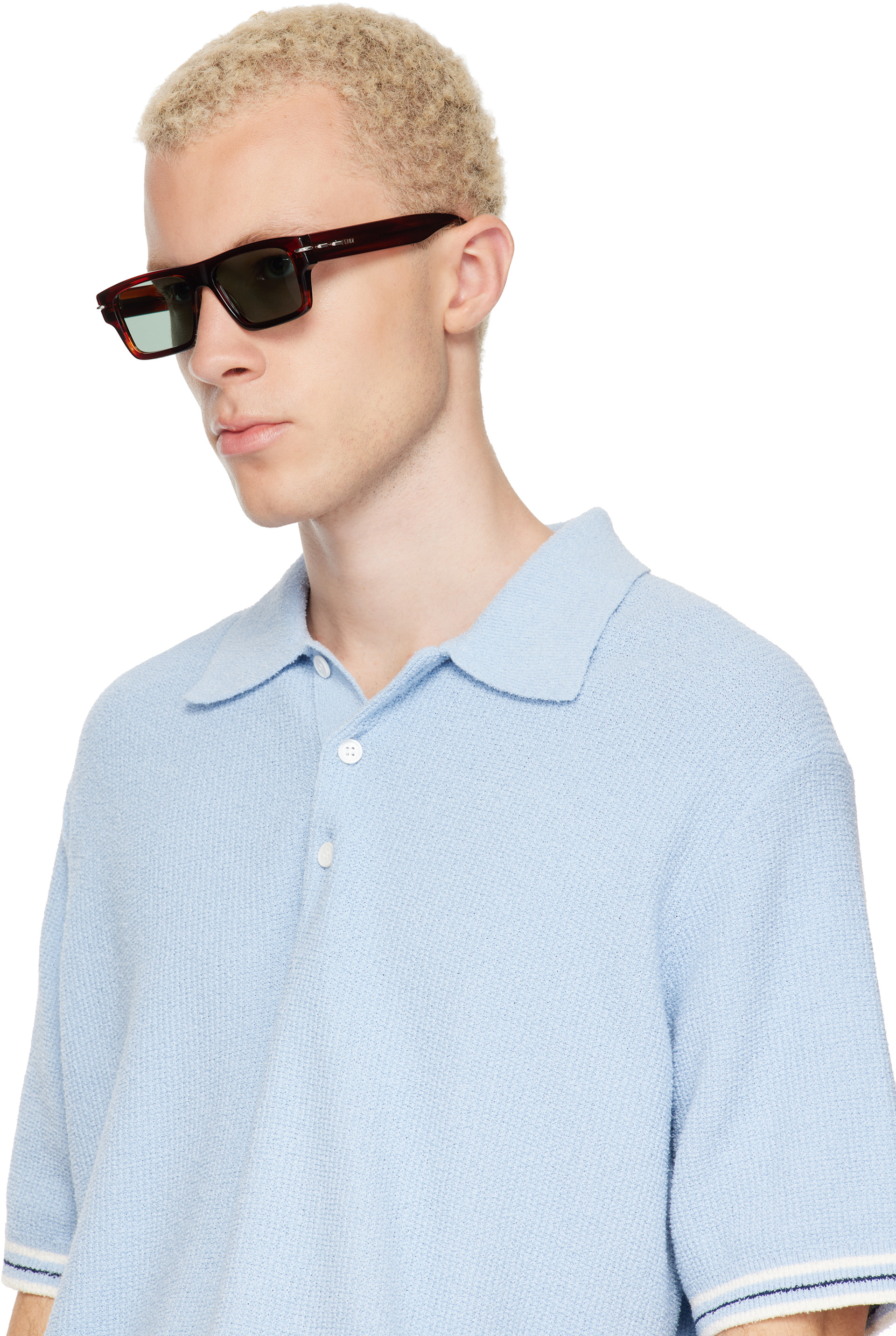 Fendi: Brown 'Fendi Selleria' Sunglasses | SSENSE