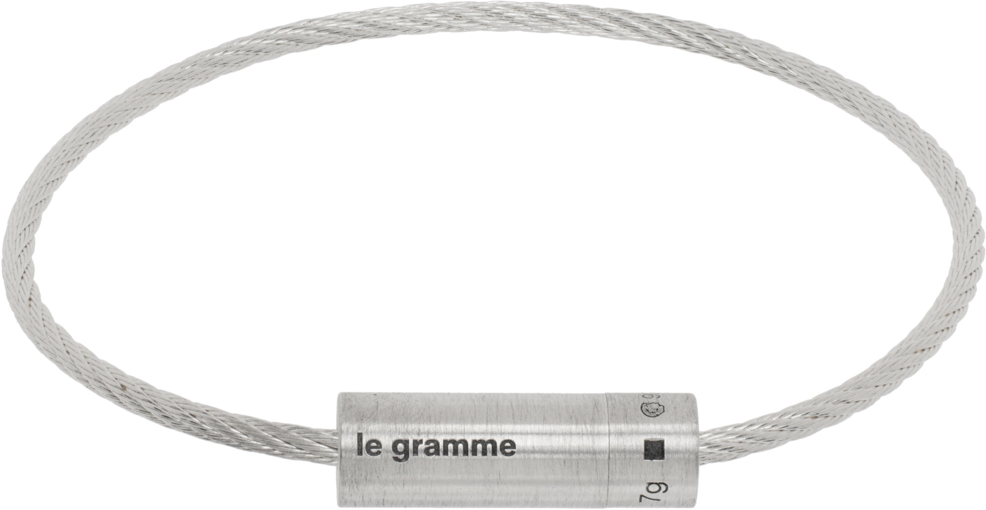 le gramme - Cable 'le 7g' Bracelet