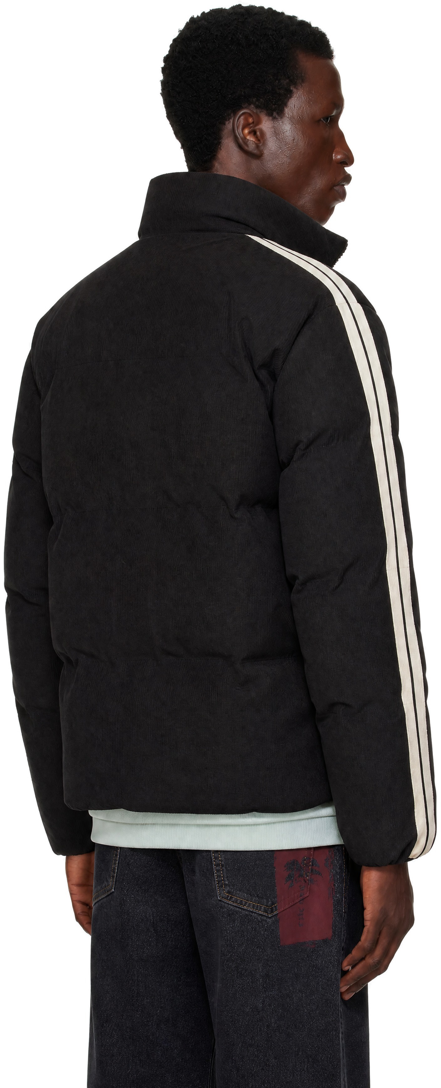 Palm Angels - Black Down Track Puffer Jacket