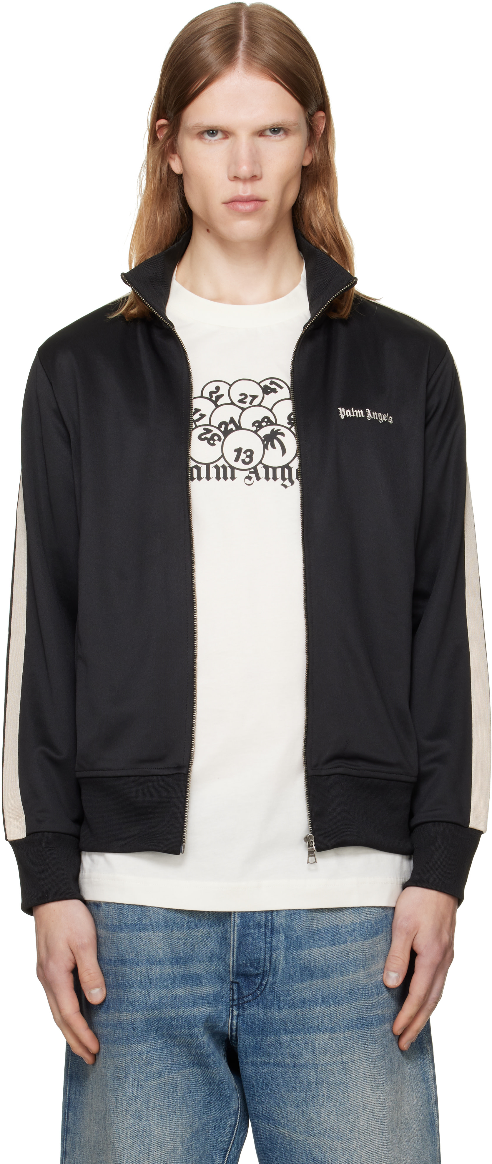 Palm Angels - Black Classic Logo Track Jacket