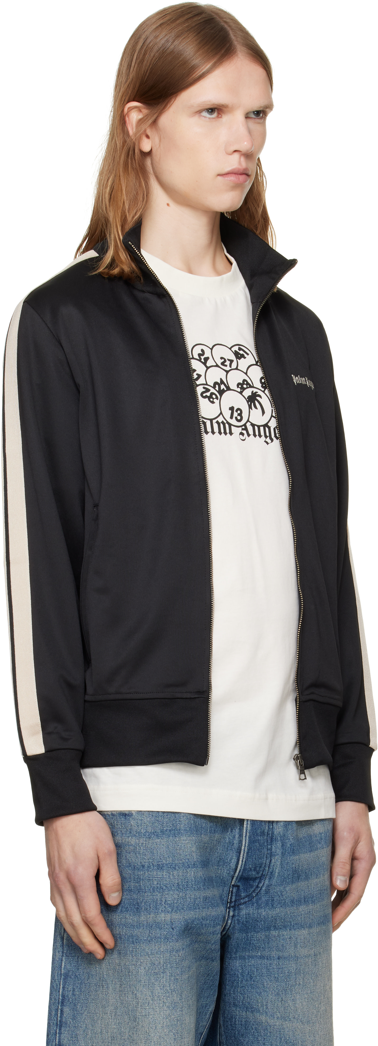 Palm Angels - Black Classic Logo Track Jacket