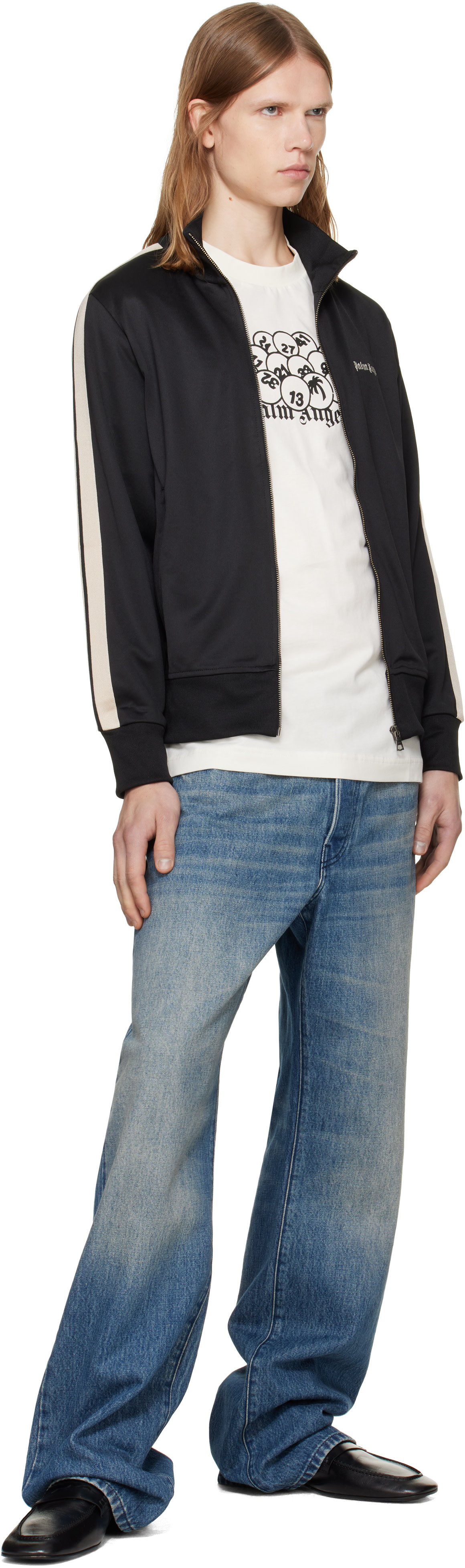Palm Angels - Black Classic Logo Track Jacket