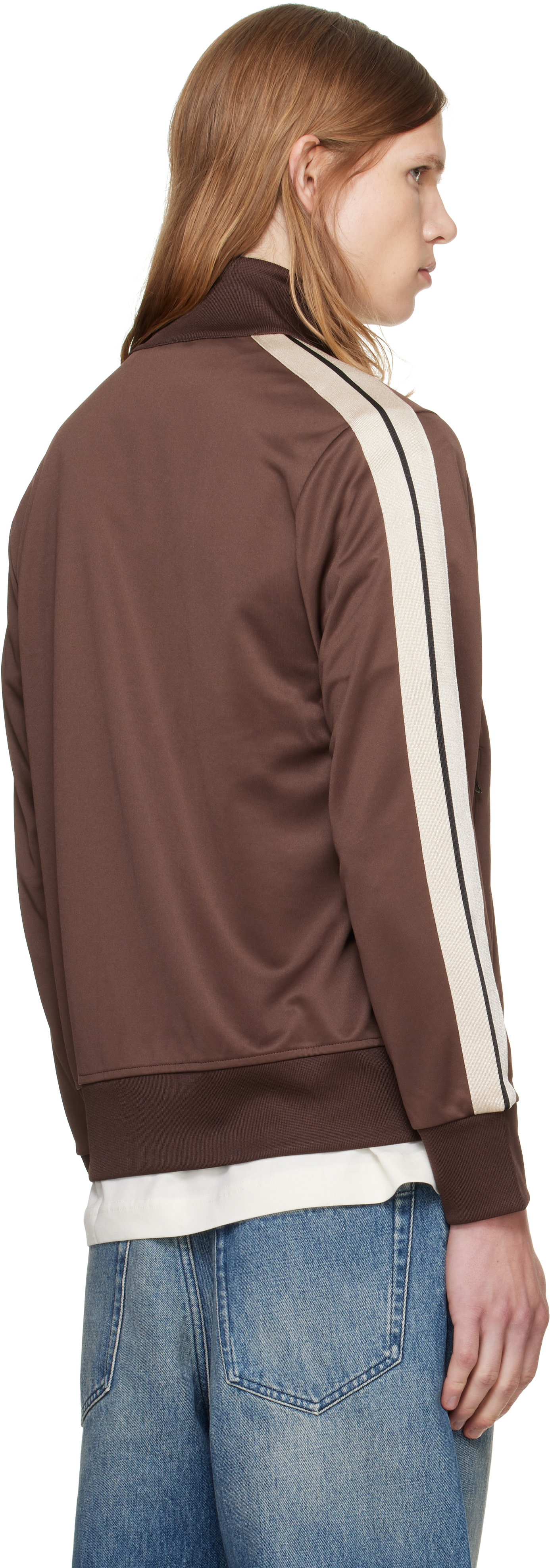 Palm Angels - Brown Classic Logo Track Jacket